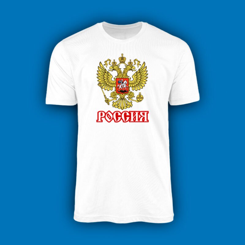 герб России с надписью Россия