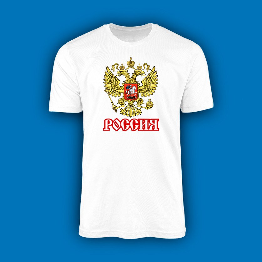 герб России с надписью Россия